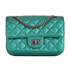 Metallic Reissue 2.55 224, &pound;2,900, Handbags, Green, Leather, Front view